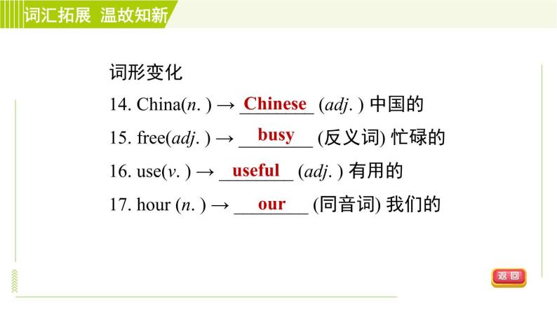 鲁教版六年级下册英语 Unit 2 Period 4 Section B(3a－Self Check) 习题课件06