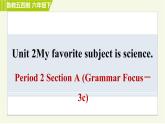 鲁教版六年级下册英语 Unit 2 Period 2 Section A (Grammar Focus－3c) 习题课件