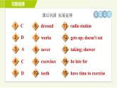 魯教版六年級下冊英語 Unit 4 Period 1 Section A(1a－2d) 習(xí)題課件