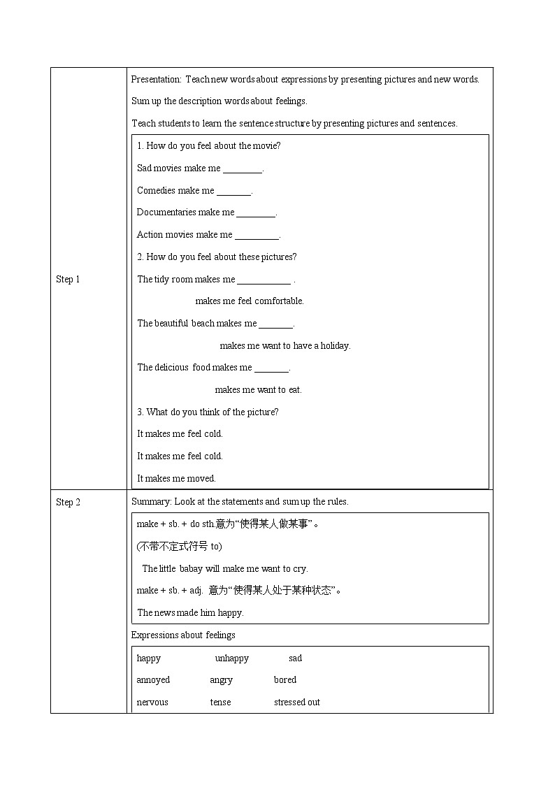 Unit 11 Section A  1a-2d教学设计 初中英语人教版九年级全册第2页