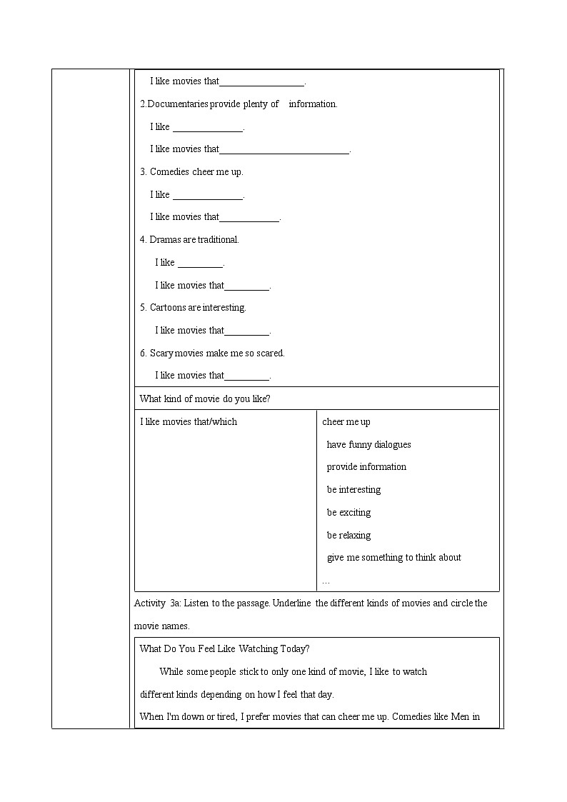 Unit 9 Section A 3a -3c教学设计 初中英语人教版九年级全册（2022年）02