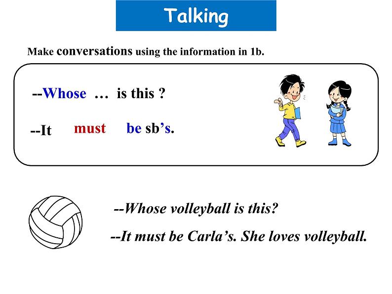 Unit 8 It must belong to Carla. Section A  Period 1 微课-2021-2022学年九年级英语全册 人教版 课件（共15张PPT）第6页