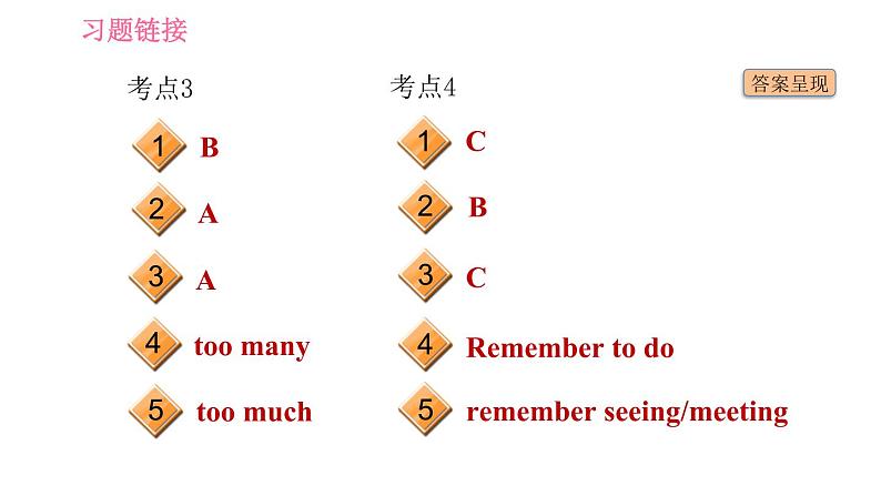 人教版七年级下册英语 Unit4 易错考点专练 习题课件第3页