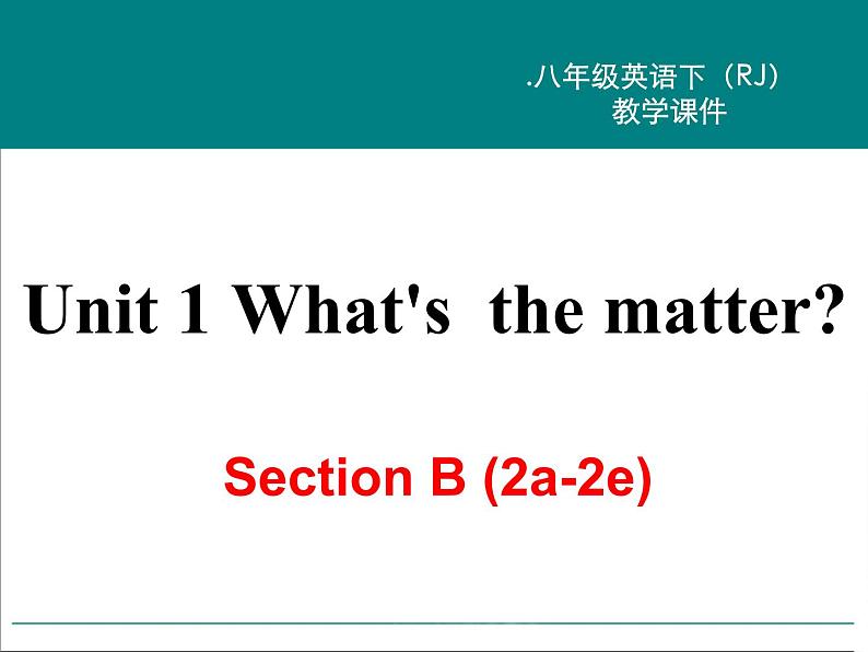 Unit 1 Section B (2a-2e)课件PPT第2页