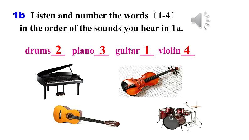 人教新目标七年级英语下册--Unit 1 Can you play the guitar_ Section B (1a-1f)课件PPT05