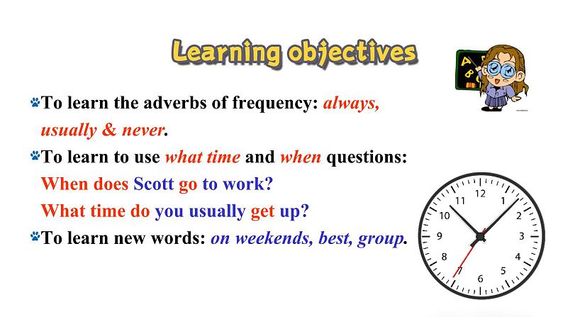 Unit2 what time do you go to school.SectionA(grammar focus-3c)课件第3页