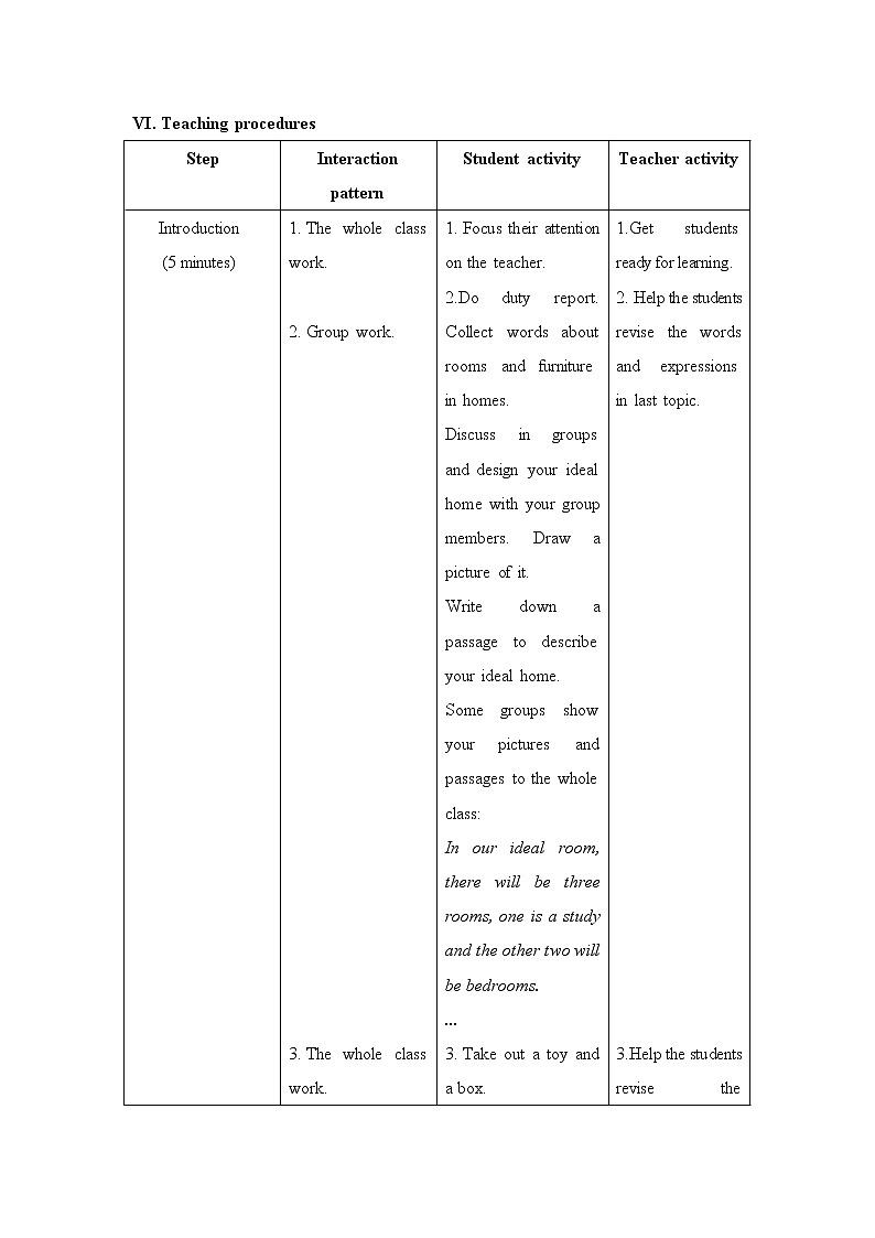 仁爱初中英语七下精品教案设计U6T3SA第3页