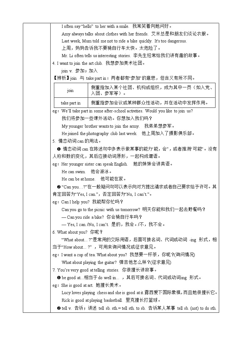 人教新目标七年级英语下册--Unit 1 Can you play the guitar Section A 1a-2d 优质课件+导学案+音视频03