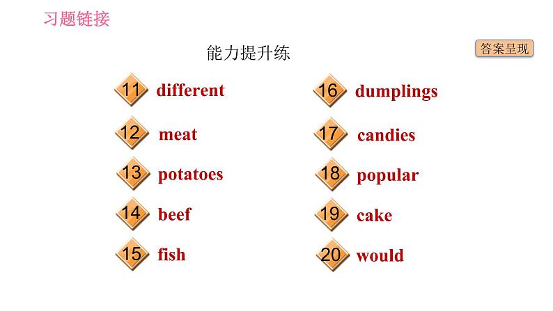 人教版七年级下册英语 Unit10 课时5 Section B (3a－Self Check) 习题课件第3页