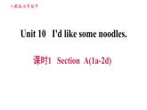 人教版七年级下册英语 Unit10 课时1 Section A (1a-2d) 习题课件