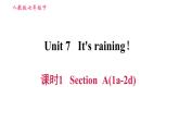 人教版七年级下册英语 Unit7 课时1 Section A (1a-2d) 习题课件