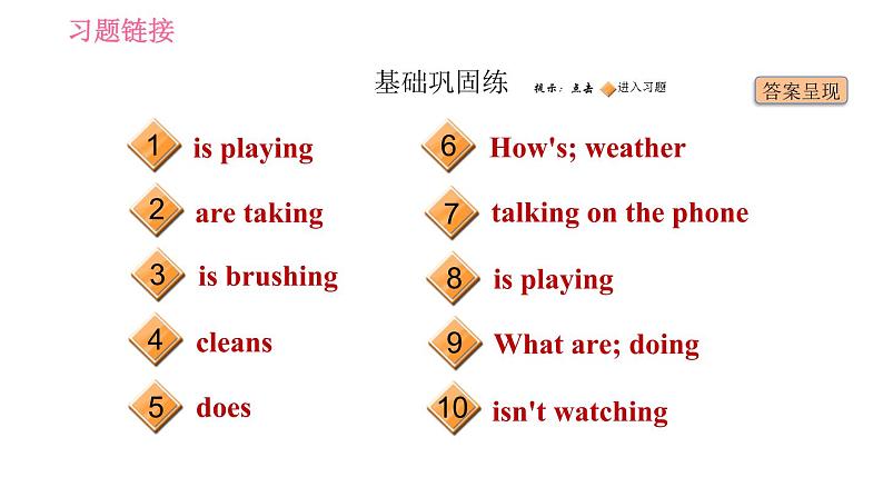 人教版七年级下册英语 Unit7 课时2 Section A (Grammar Focus-3b) 习题课件第2页