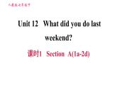 人教版七年级下册英语 Unit12  课时1 Section A (1a-2d) 习题课件