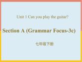 Unit 1 Can you play the guitar Section A (Grammar Focus-3c)-2021-2022学年七年级下册英语课件 人教版