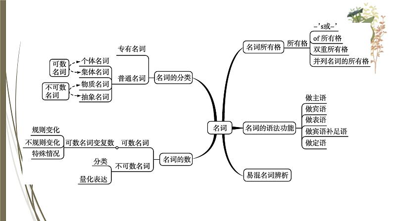 人教新目标中考英语复习--名词课件PPT04