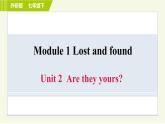 外研版七年級下冊英語 Module 1 Unit 2 Are they yours 習(xí)題課件