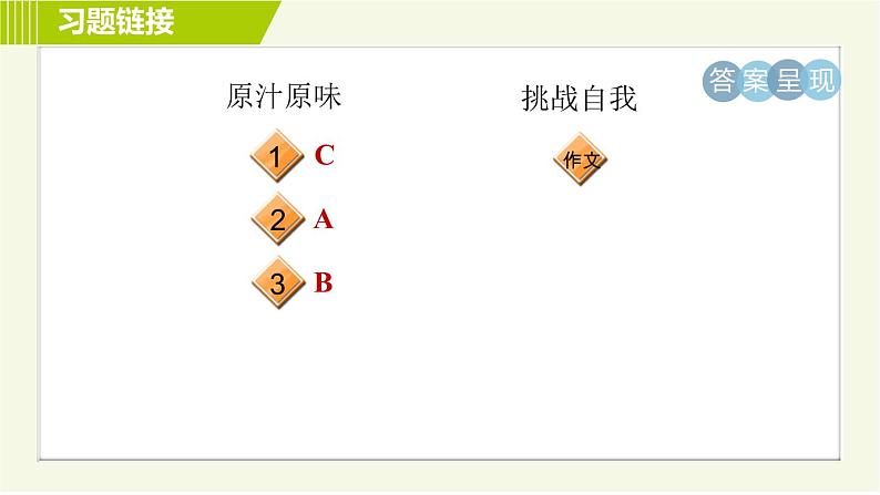 外研版七年级下册英语 Module 1 模块整合与拔高 习题课件03