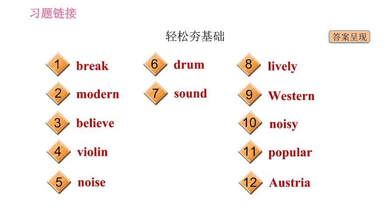 外研版七年级下册英语 Module 12 Unit 1 It's so beautiful! 习题课件04