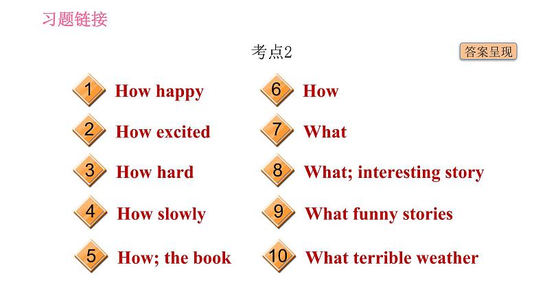 外研版七年级下册英语 Module 12 易错考点专练 习题课件03