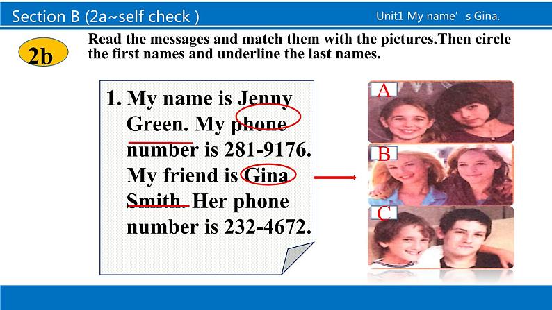 Section B (2a~self check )第8页
