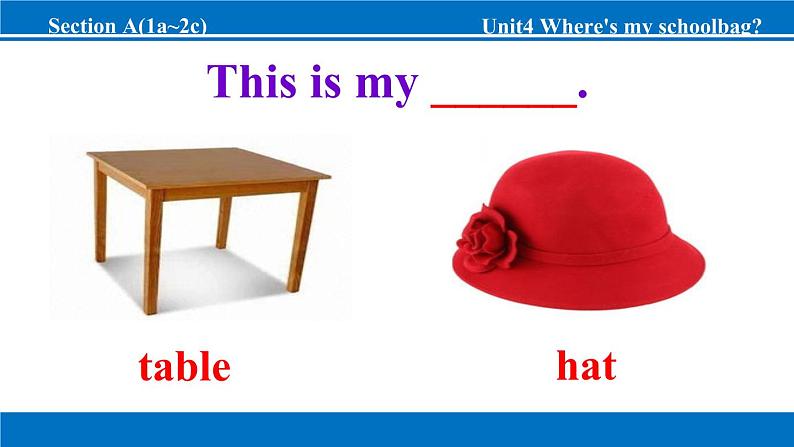 Section A(1a~2c)第7页