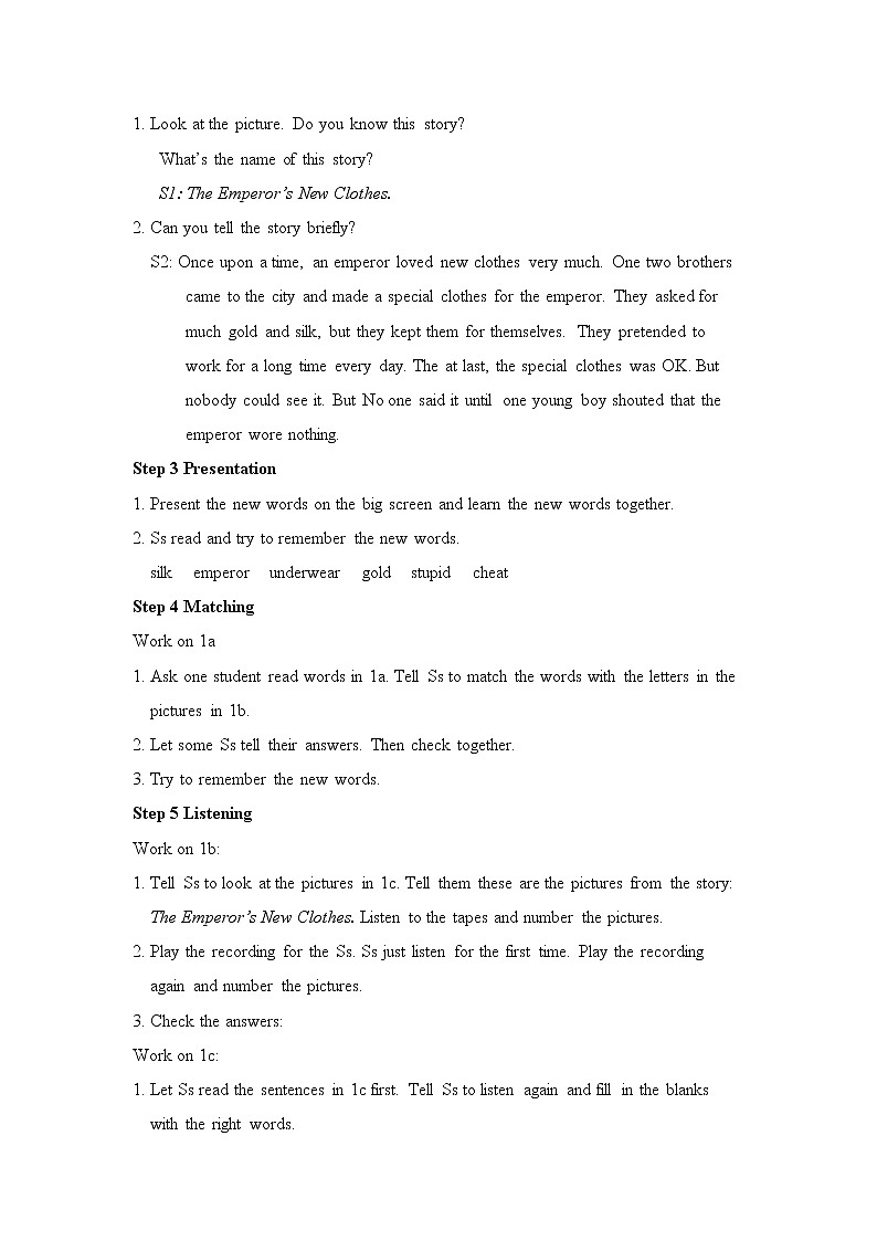 Unit 6 An old man tried to moved the mountains.教案402