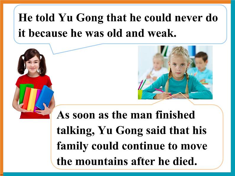 Unit 6 An old man tried to moved the mountains课件5第7页