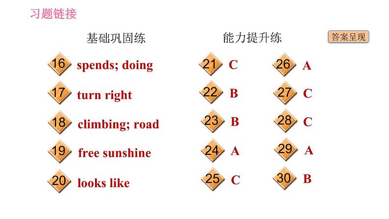 人教版七年级下册英语 Unit8 课时4 Section B (2a－2c) 习题课件第3页