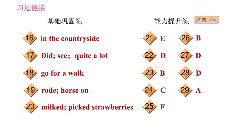 人教版七年级下册英语 Unit11 课时1 Section A (1a-2d) 习题课件第3页