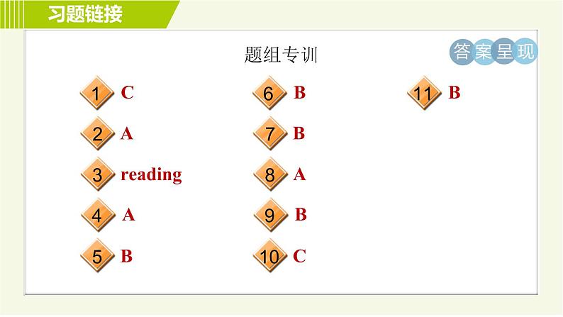 冀教版七年级下册英语 Unit1 习题课件03