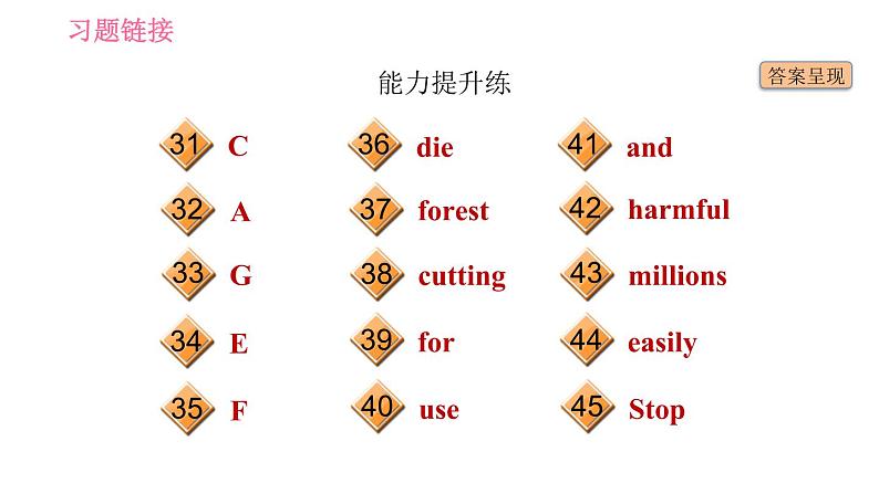 沪教牛津版七年级上册英语 Unit4 习题课件04