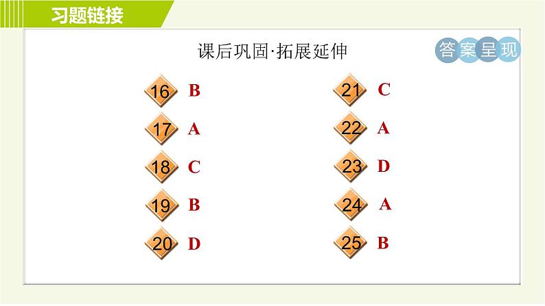 人教版七年级下册英语 Unit11 Period 1 Section A ( 1a-2d ) 习题课件第5页