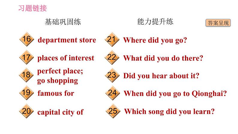 沪教牛津版七年级上册英语 Unit2 习题课件03