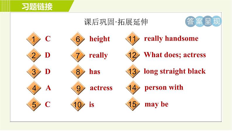 人教版七年级下册英语 Unit9 Period 2 Section A (Grammar Focus -3d) 习题课件第3页