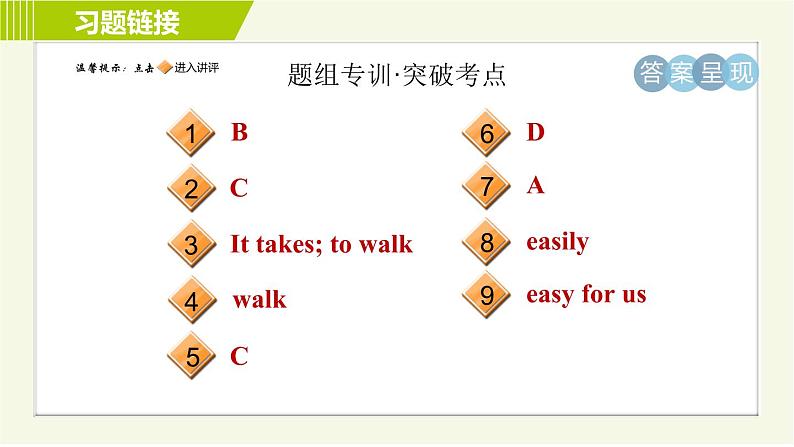 人教版七年级下册英语 Unit8 Period 3 Section B ( 1a-2c ) 习题课件第2页