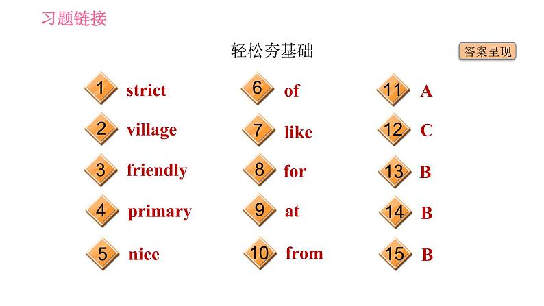 外研版七年级下册英语 Module 7 习题课件03