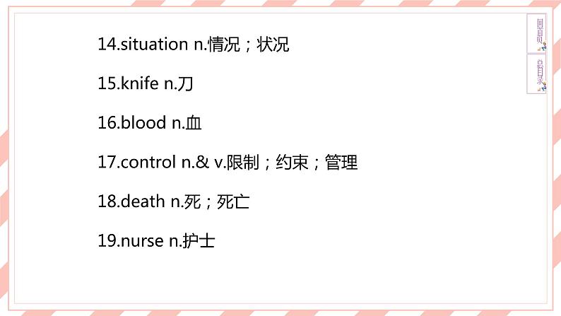 人教版新目标英语中考复习教材梳理 8B  Units1—2课件第6页