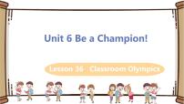 冀教版八年级下册Lesson 36 Classroom Olympics课文配套课件ppt