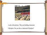 翼教版八年级下册——Lesson 36 Classroom Olympics课件PPT