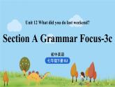 人教版英语七年级下册 Unit12第2课时(SectionA Grammar Focus-3c) PPT课件
