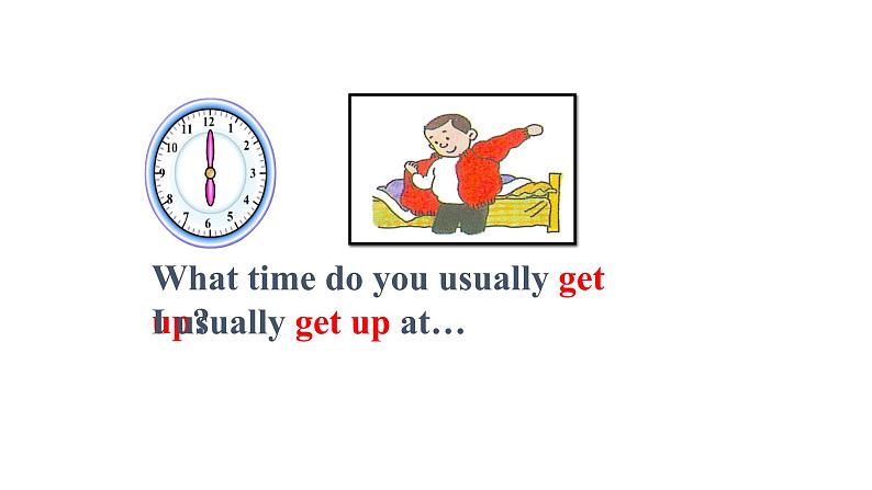 人教新目标七年级英语下册--Unit 2 What time do you go to school Section A Grammar Focus-3c课件PPT03