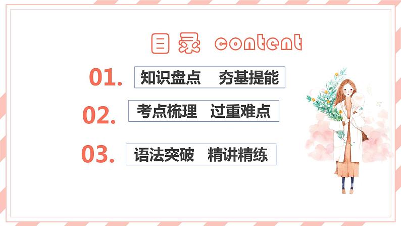 人教版新目标英语中考复习教材考点梳理及语法突破 9 全 Units9—10课件02