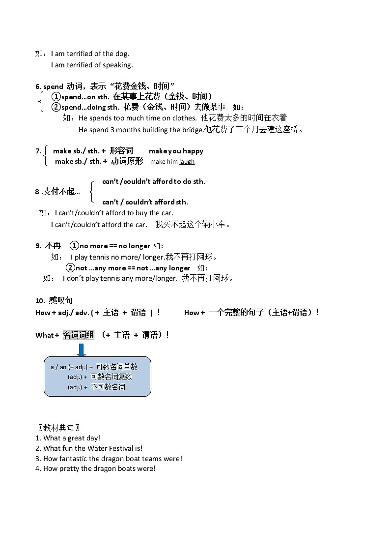 2022学年九年级英语全一册单元知识梳理和检测卷-Unit2 I think that mooncakes are delicious03