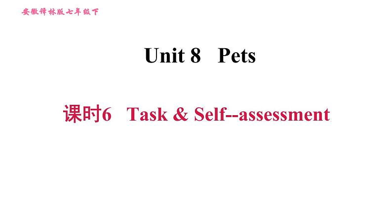 牛津译林版七年级下册英语 Unit8 课时6 Task & Self-assessment 习题课件01