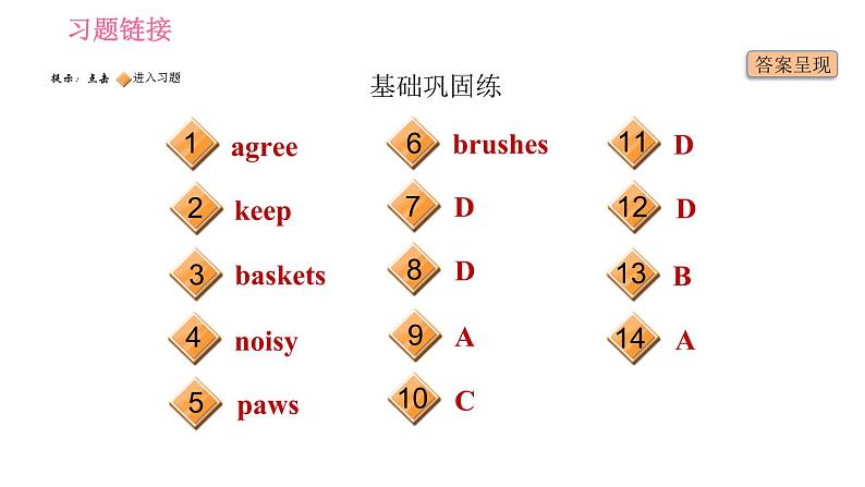 牛津译林版七年级下册英语 Unit8 课时6 Task & Self-assessment 习题课件02