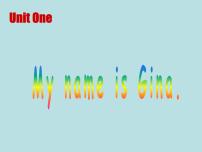 初中英语Unit 1 My name’s Gina.Section A图文ppt课件