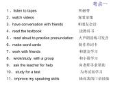 人教版新目标九年级词型转换及短语复习整理Unit 1课件PPT