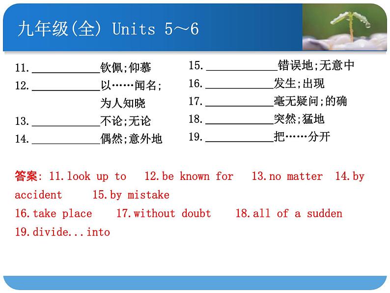 人教九年级英语Units 5～6课件PPT第2页