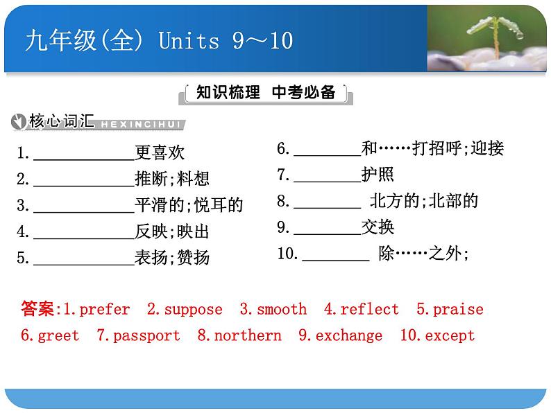 人教九年级英语Units 9～10课件PPT第1页