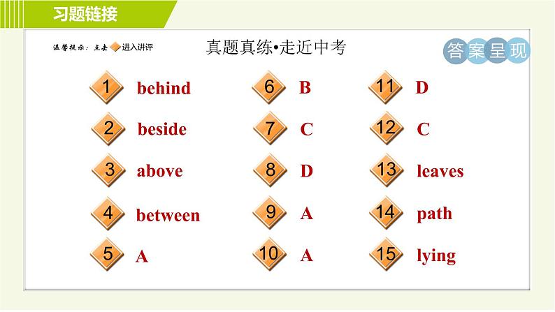 译林版七年级下册英语 Unit4 单元整合与拔高 习题课件第2页